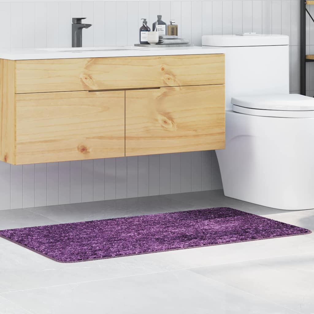 vidaXL Liukumaton kylpyhuonematto Violetti 70 x 120 cm PP